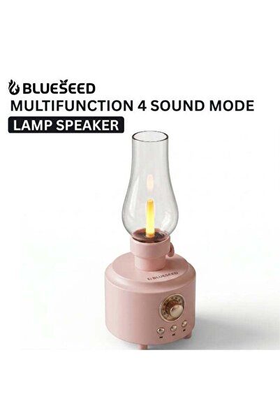 blueseed BS-606 Lamp Bluetooth Speaker, 5W Wireless, Dimmable 1500K Flame LED...