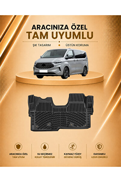 KOSAN AUTO DESIGN Ford Tourneo Custom 2024 Sonrası Havuzlu Paspas | Otomatik ...