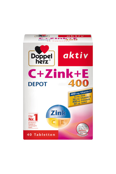 doppel herz Doppelherz C + Zink + E – Ανοσοποιητικό, Δέρμα & Αντιοξειδωτική Δ...