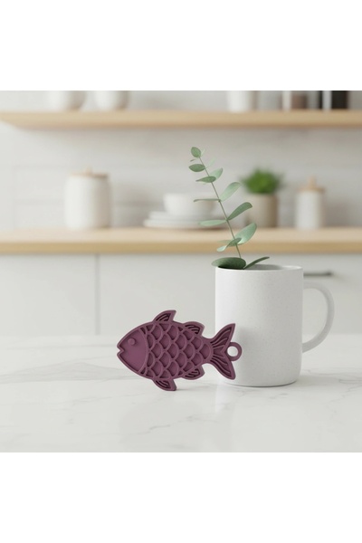 OEM Fish Design Drink Can Opener 25mm - Purple red matte composite