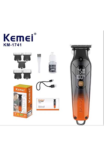 Kemei KM-1741 Professional Zero Gap Hair Clipper Electric Trimmer