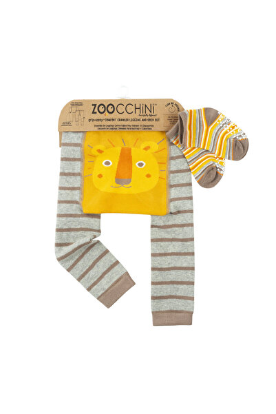 Zoocchini Grip Easy Σετ Παντελονιού και Καλτσών Εκτόξευσης – Λέων το Λιοντάρι...