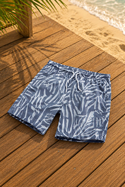 Yalçınoğlu Kids Pantaloni scurți de baie pentru copii, imprimați, cu uscare r...