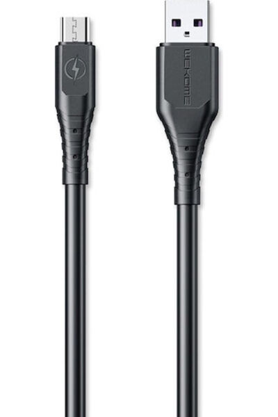 WK WDC-152 Καλώδιο USB 2.0 USB Type-C Αρσενικό σε USB-A 30W Μαύρο 3μ