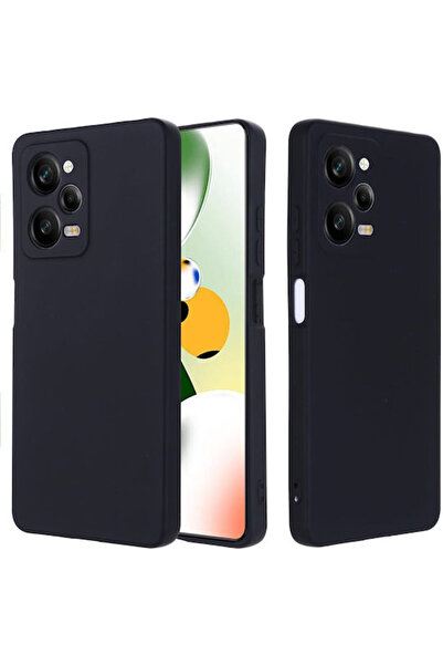 OEM Μαύρη Θήκη Πλάτης Σιλικόνης (Redmi Note 12 Pro 5G)
