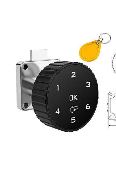 Konk Tools Zd016 22mm Electronic Furniture Cabinet Drawer Lock with Password ...