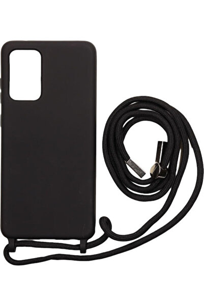 Other Technovo Δαντελωτή Πίσω Θήκη Σιλικόνης με Λουράκι Μαύρο (Galaxy A72) Κω...