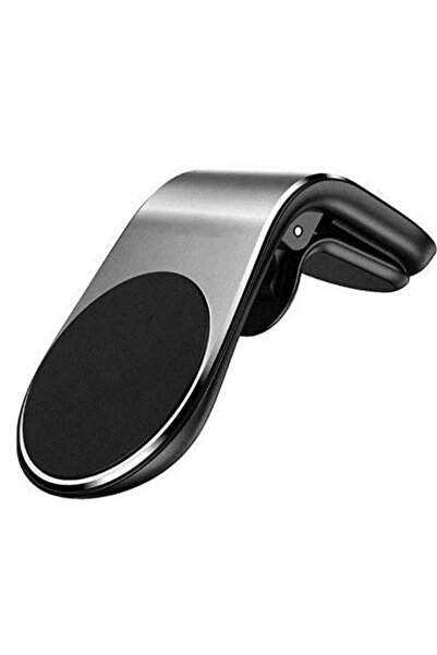 ELTRAZONE Electric Universal Car Phone Holders with 5 Magnets (Metallic Silver)