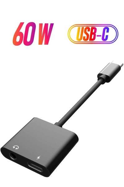 ELTRAZONE USB C to 3.5mm Headphone Adapter,60W Fast Charge,ivoros Type C Audi...