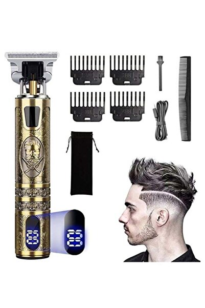 Generic Beard Trimmer for Mens, Rechargeable Electric Hair Clippers with LCD ...