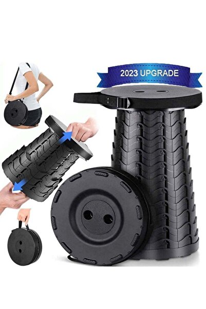 ELTRAZONE Upgraded-Portable Collapsible Folding Stool, Retractable Telescopin...