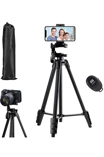 ELTRAZONE Flexible Tripod, Eocean 136cm Extendable Phone Tripod Stand with Ca...