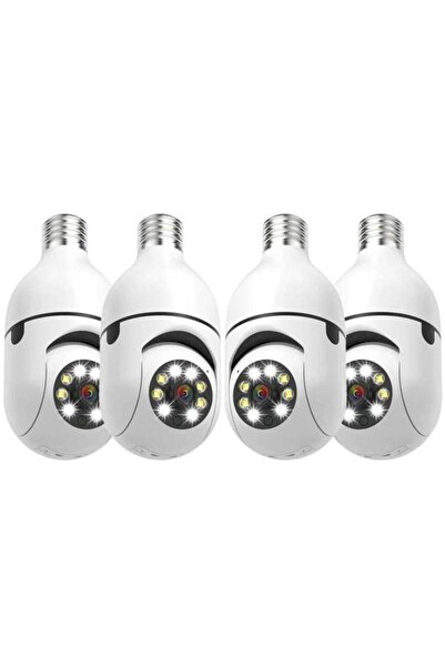 ELTRAZONE 4Pack HD 1080P Wireless Light-Bulb Security Camera with 2.4/5GHz Wi...