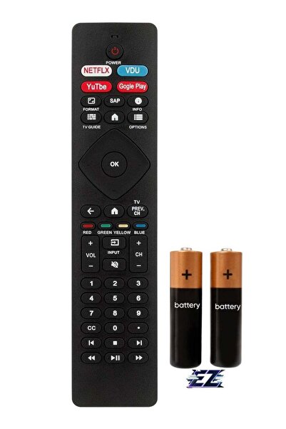 ELTRAZONE NH800UP RF402A-V14 IR Remote Control for Philips Smart LED TV (No V...