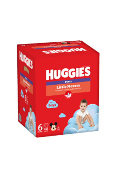 Huggies Little Movers Pants Jumbo Baieti