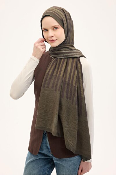 Silk Home Urban Hours Orya Haki Mayda Shawl 190X70