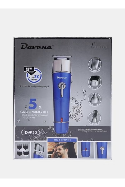 Davena Davena Dv-930 5-in-1 Waterproof Hair Trimmer