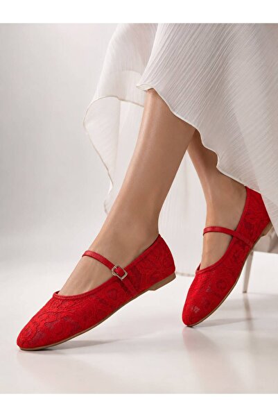 PAPUCUMUN DÜNYASI Women's Lace-Detail Lightweight Daily Travel Shoes Lightwei...