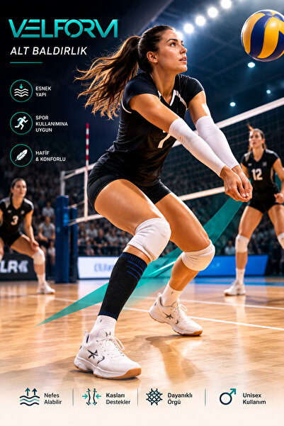 Velform Bandaj de compresie pentru picioare, pentru sport, cu suport pentru g...