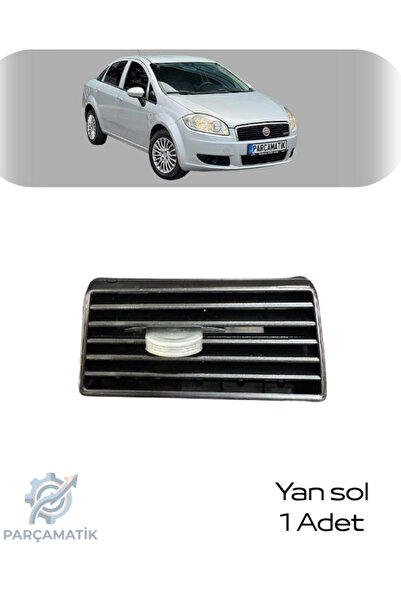 PARÇAMATİK Fiat Linea Uyumlu Sol Yan Havalandırma Difüzör Izgarası Krom Renk