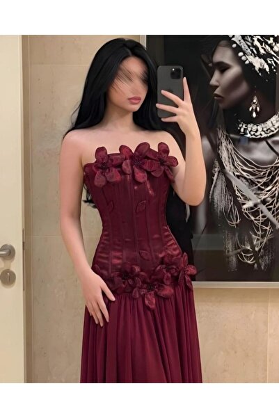 RENATA FASHION Mima Dress 435 Color / Burgundy