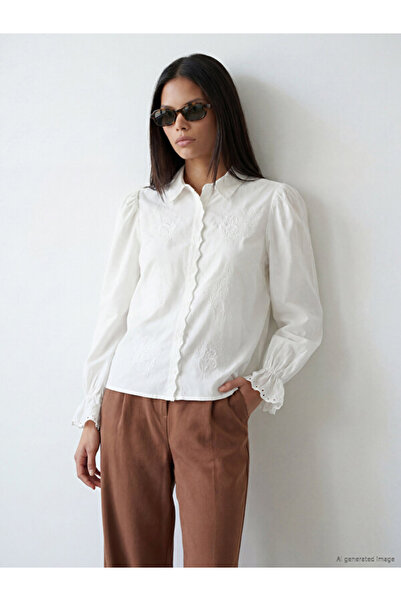 LC Waikiki Embroidered Women's Shirt Tunic