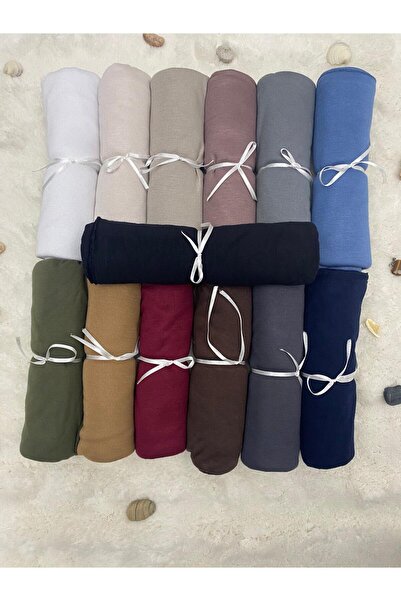 ALTIN DİKİŞ Penye Şal ( 13 Lü ) Set Yumuşak Dokulu Jersey Penye Şal Seti