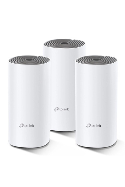 Huawei Tp-Link DECO E4 3Lü Paket AC1200 Tüm Evi Kapsayan Mesh Wifi Sistemi