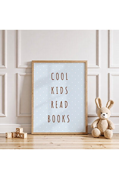 luxorpixels (Çerçevesiz) Cool Kids Read Books Çocuk Odası Poster