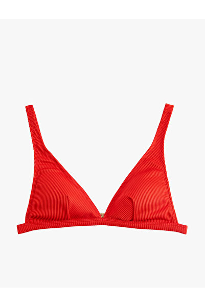 Koton Dokulu V Yaka Bralet Bikini Üst