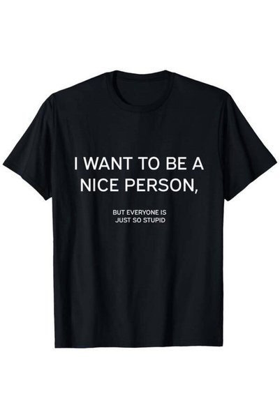 STITCHLY Men'S Black Trendy T-Sh Featuring a Humorous Slogan, Perfect Summer with Short Sleeves. This Heavyweight 200G Casual Wear in Size S- Is Ideal for Parties, Dates, And Office Environments. A Funny
