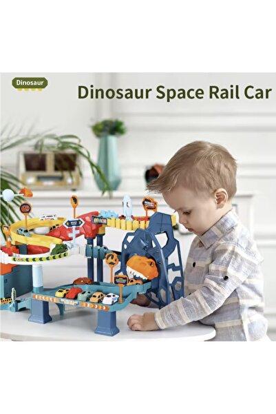 OEM Set de Curse „Aventură Spațială cu Dinozauri” – Pistă pentru Mașinuțe
