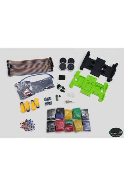 3DPrintDuino Arduino Rc Araç – Bluetooth Kontrollü Akıllı Robotik Arduino Ara...