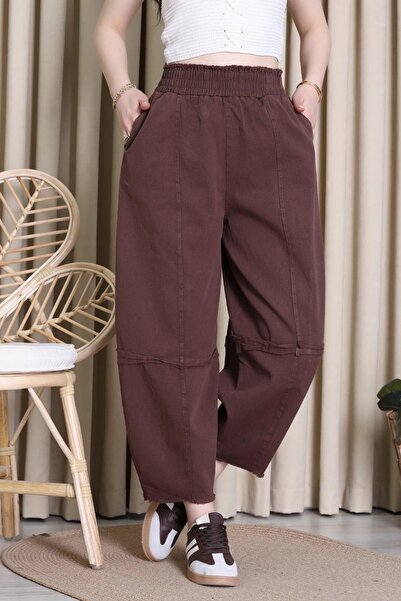 modi Gabardin Şalvar Pantolon Kahve - 2314015.483.