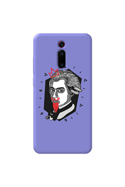 Other Xiaomi Mi 9T Pro Bearded Purple Colored Silicone TPU Θήκη