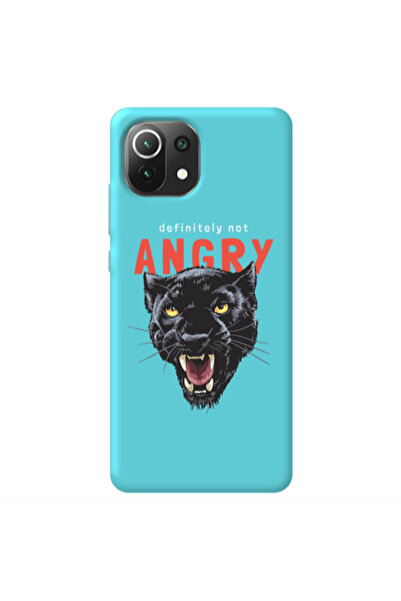 Other Xiaomi Mi 11 Lite Pointed teeth Turquoise Colored Silicone TPU Θήκη