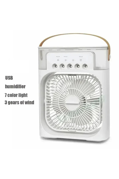Choice1 White New 3 In 1 Fan AIr Conditioner Household Small Air Cooler LED N...