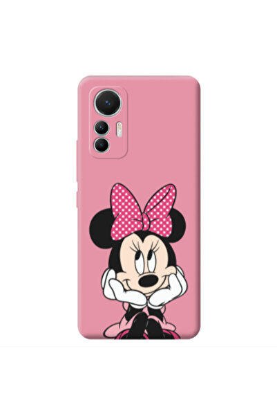 Other Xiaomi Mi 12 Lite Minnie 2 Pink Colored Silicone TPU Θήκη