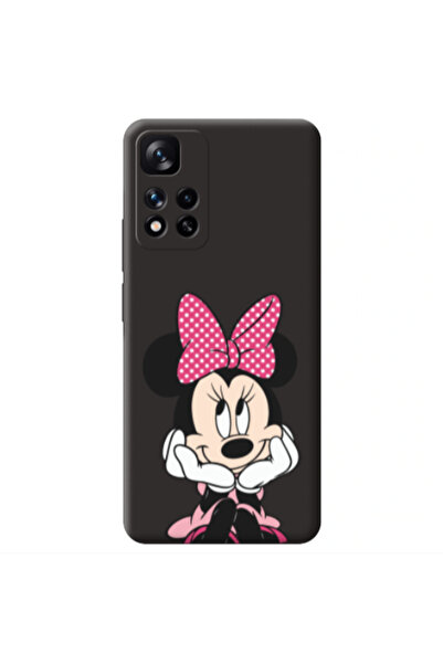 Other Xiaomi Redmi Note 11 Pro 5G Minnie 2 Black Colored Silicone TPU Θήκη