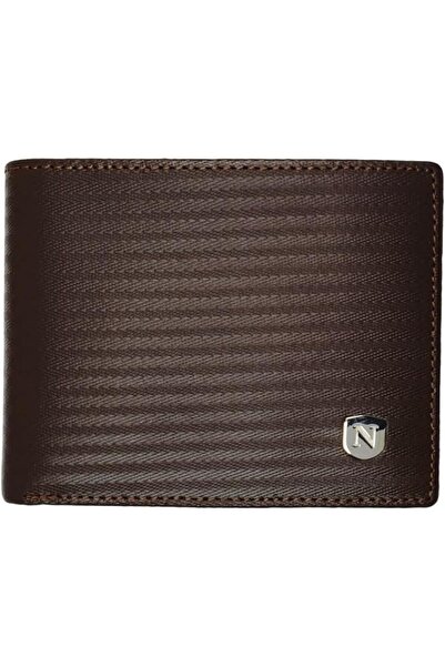 Natucci N171605 Leather Wallet, Brown Color