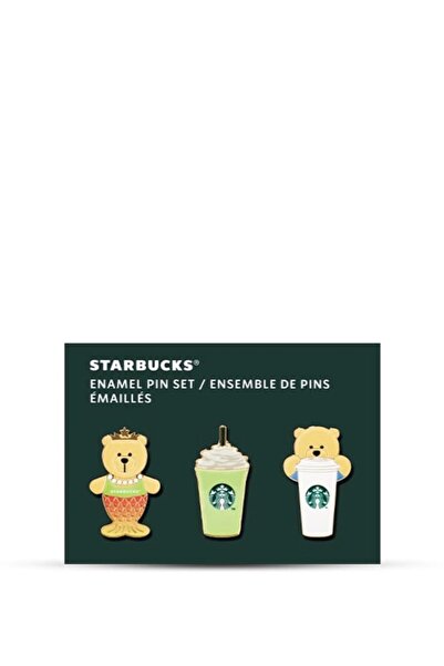Starbucks ® Yaz Temalı Metal 3'lü Pin Set