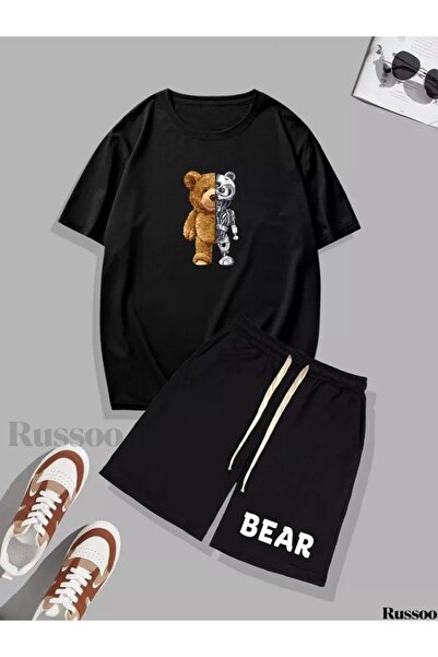 Joetsu Unisex Oversize Σετ με Σορτς και Κοντομάνικο T-shirt, Άνετη Εφαρμογή, ...