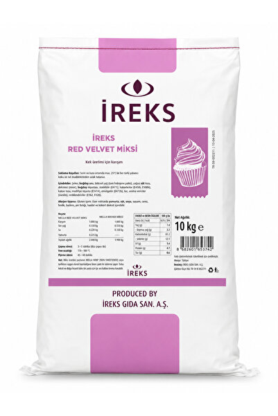 İREKS Mella Kek Miksi Red Velvet 10 KG