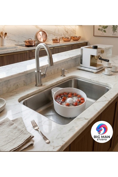 BİGMAN Aquavortex Meyve ve Sebze Yıkayıcı Süzgeç