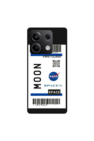 Other Xiaomi Redmi Note 13Pro 5G Moon spacex Black Colored Silicone TPU Θήκη