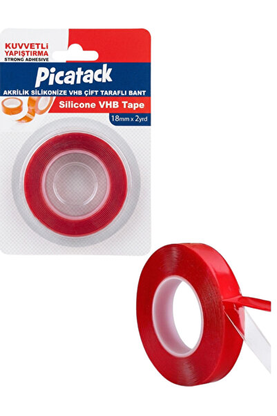 picatack Bandă de montaj pentru interior 18 mm x 2 Yrd 1 bucată