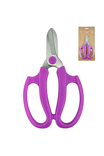OEM Foarfece Florale Fier + Plastic Violet 17/10,5 cm