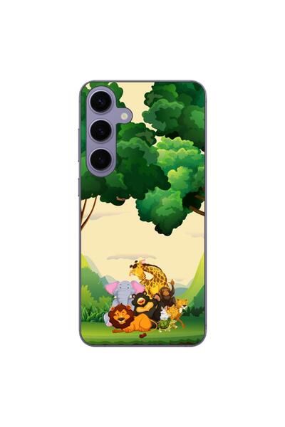 OEM Husa compatibila cu Samsung Galaxy S24 Plus Silicon Gel Tpu Model Jungla ...