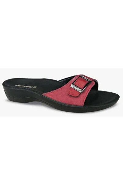 Ceyo Mona 2 Red Orthopedic Women's Slippers