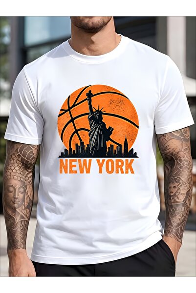 12 Teknoloji NY Basketball Game Day Top Faded Grunge Orange Ball Background L...